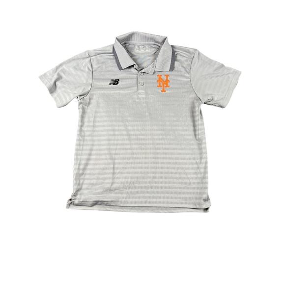 New balance, New York Mets, men's gray polo size medium excellent condition - Picture 1 of 10